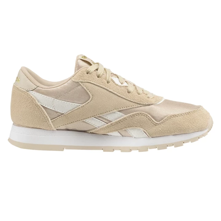 Zapatillas Reebok Classic Nylon Niños Beige Doradas | 710532HAE