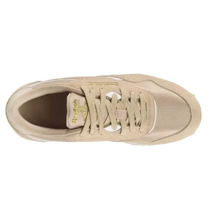 Zapatillas Reebok Classic Nylon Niños Beige Doradas | 710532HAE