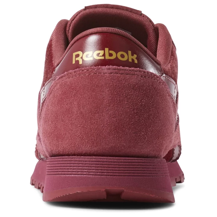 Zapatillas Reebok Classic Nylon Niños Rojas Doradas | 518604AKS