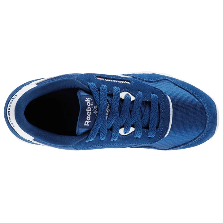 Zapatillas Reebok Classic Nylon - Pre-School Niños Azules Blancas | 706195ELJ