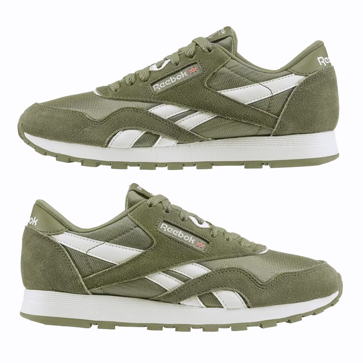 Zapatillas Reebok Classic Nylon - Primary School Niños Verde Blancas | 248096NQH