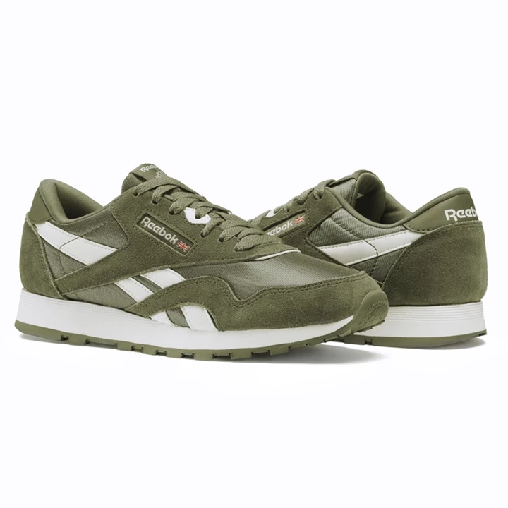 Zapatillas Reebok Classic Nylon - Primary School Niños Verde Blancas | 248096NQH