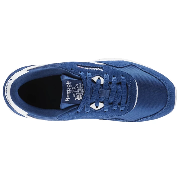 Zapatillas Reebok Classic Nylon - Primary School Niños Azules Blancas | 462857BPX