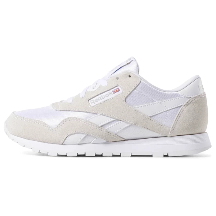 Zapatillas Reebok Classic Nylon - Primary School Niños Blancas Gris | 541803YMV