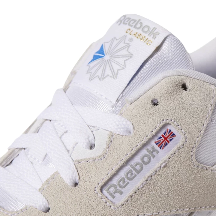 Zapatillas Reebok Classic Nylon - Primary School Niños Blancas Gris | 541803YMV