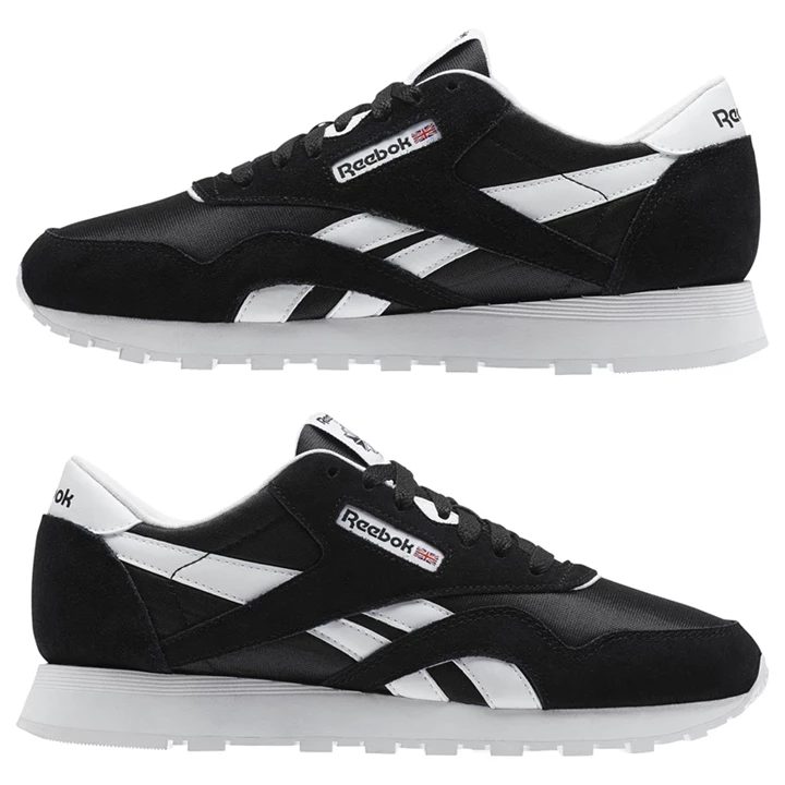 Zapatillas Reebok Classic Nylon - Primary School Niños Negras Blancas | 618547OYA