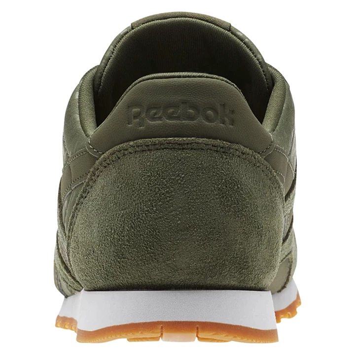 Zapatillas Reebok Classic Nylon Slim Text Lux Mujer Verde Blancas | 943756DAL