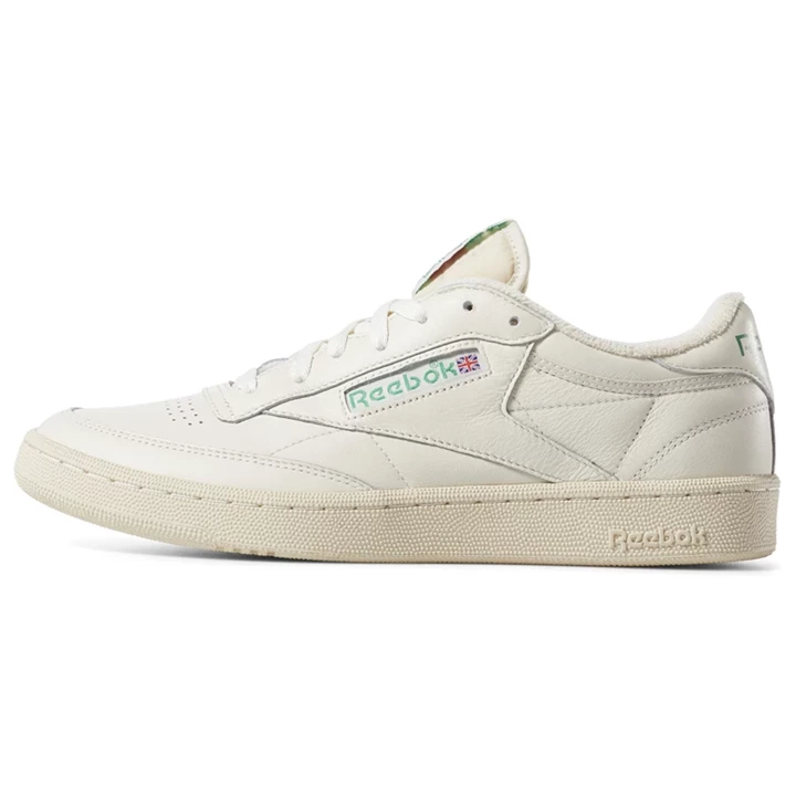 Zapatillas Reebok Club C 1985 TV Hombre Blancas Verde | 352196YZK