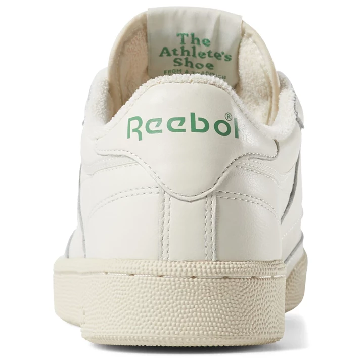 Zapatillas Reebok Club C 1985 TV Hombre Blancas Verde | 352196YZK