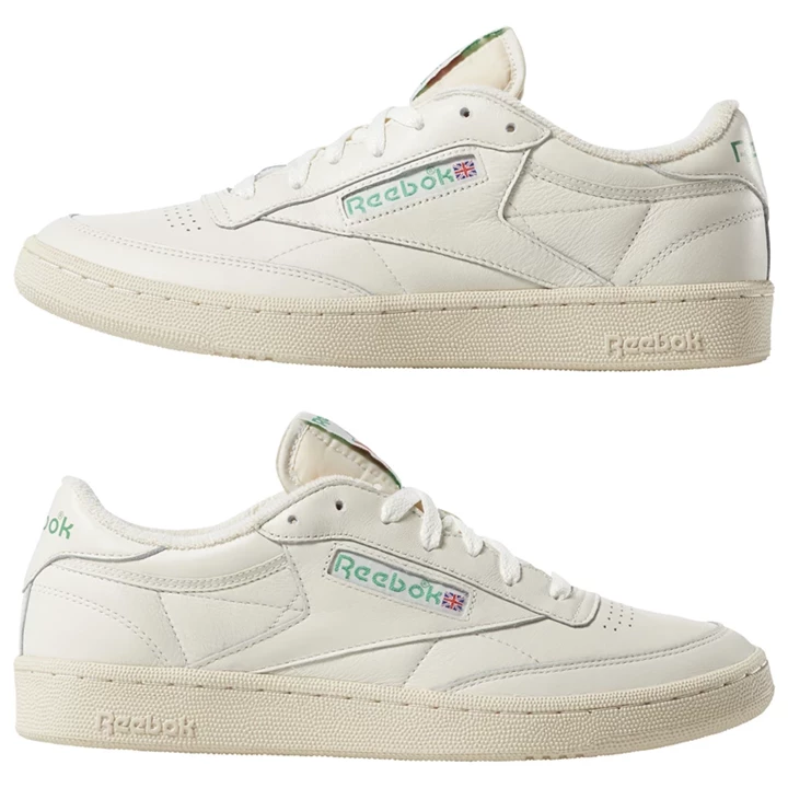 Zapatillas Reebok Club C 1985 TV Hombre Blancas Verde | 352196YZK