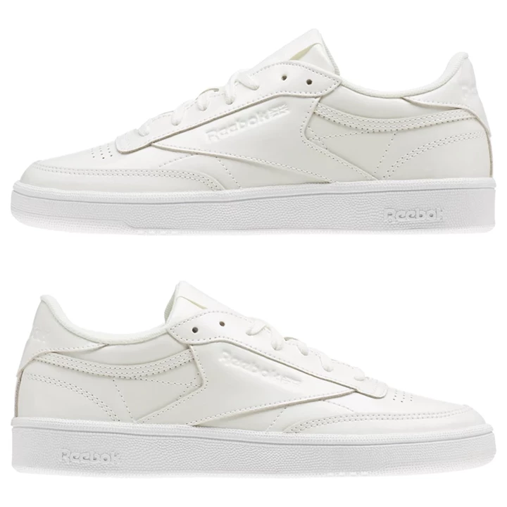 Zapatillas Reebok Club C 85 Charol Mujer Blancas | 390658GME