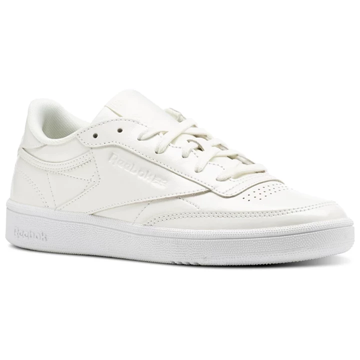 Zapatillas Reebok Club C 85 Charol Mujer Blancas | 390658GME