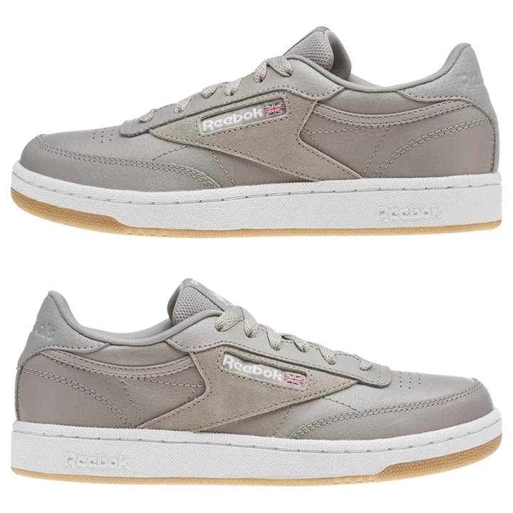 Zapatillas Reebok Club C 85 ESNTLS Niños Gris Blancas Azules | 269174RWG