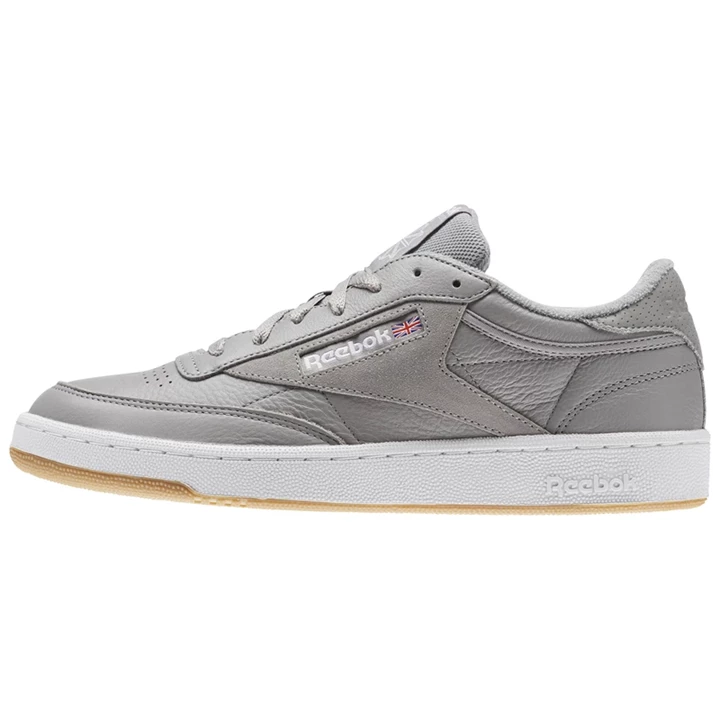 Zapatillas Reebok Club C 85 ESTL Hombre Gris Blancas Azules | 308651BRN