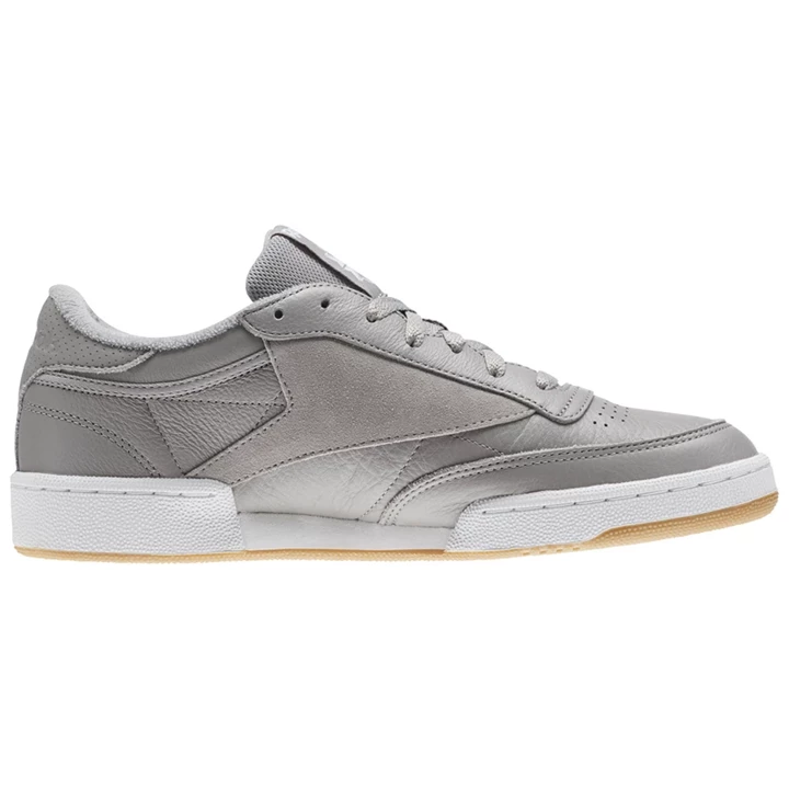 Zapatillas Reebok Club C 85 ESTL Hombre Gris Blancas Azules | 308651BRN