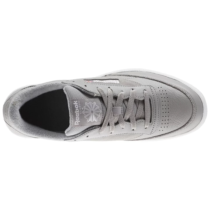 Zapatillas Reebok Club C 85 ESTL Hombre Gris Blancas Azules | 308651BRN