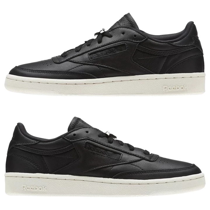 Zapatillas Reebok Club C 85 Hardware Mujer Negras | 170926OYL