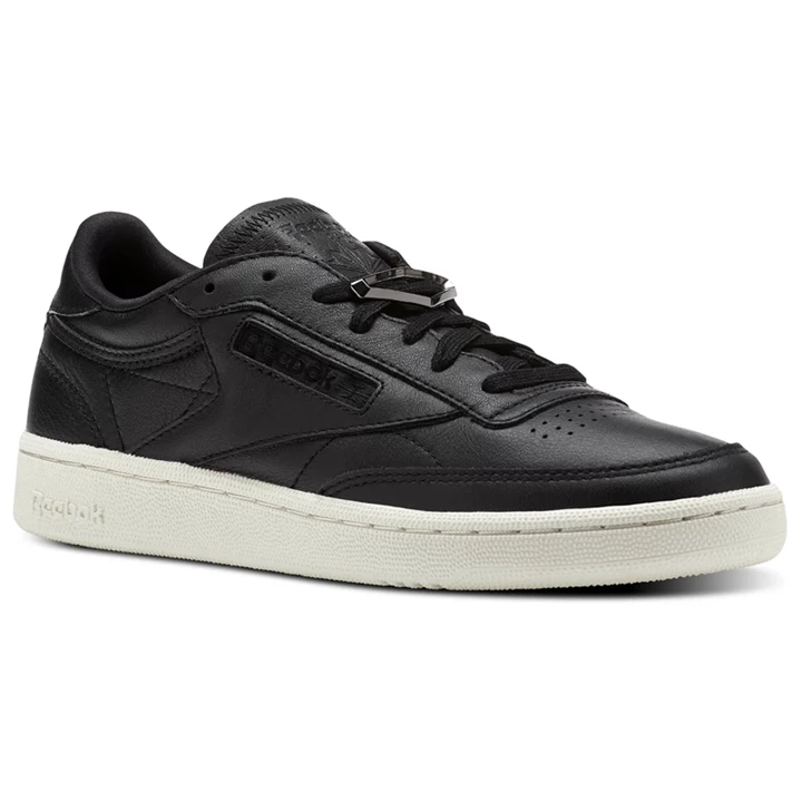 Zapatillas Reebok Club C 85 Hardware Mujer Negras | 170926OYL