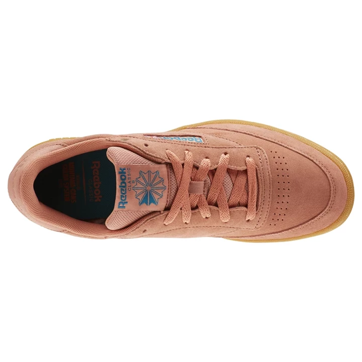 Zapatillas Reebok Club C 85 Hombre Albaricoque Turquesa | 714850DVB