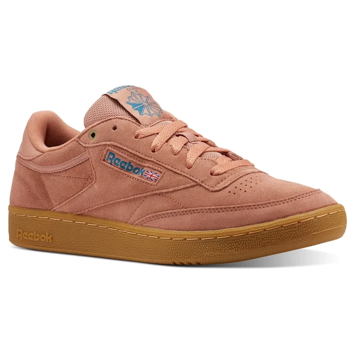 Zapatillas Reebok Club C 85 Hombre Albaricoque Turquesa | 714850DVB