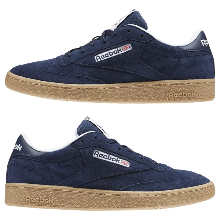 Zapatillas Reebok Club C 85 Hombre Azul Marino Blancas | 941028OJX