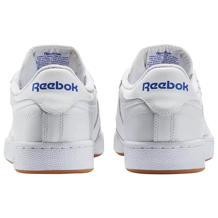 Zapatillas Reebok Club C 85 Hombre Blancas Azul Real | 254086VYI