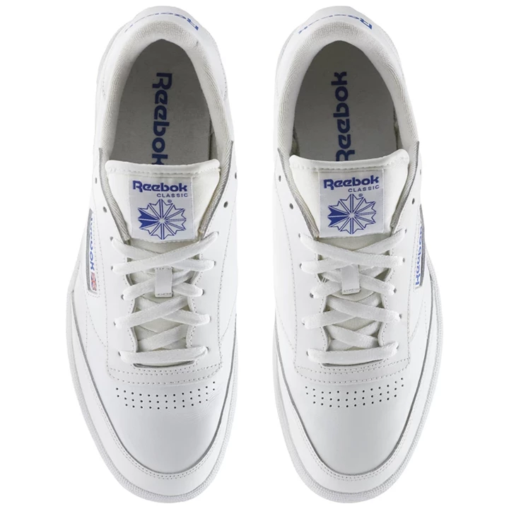 Zapatillas Reebok Club C 85 Hombre Blancas Azul Real | 254086VYI