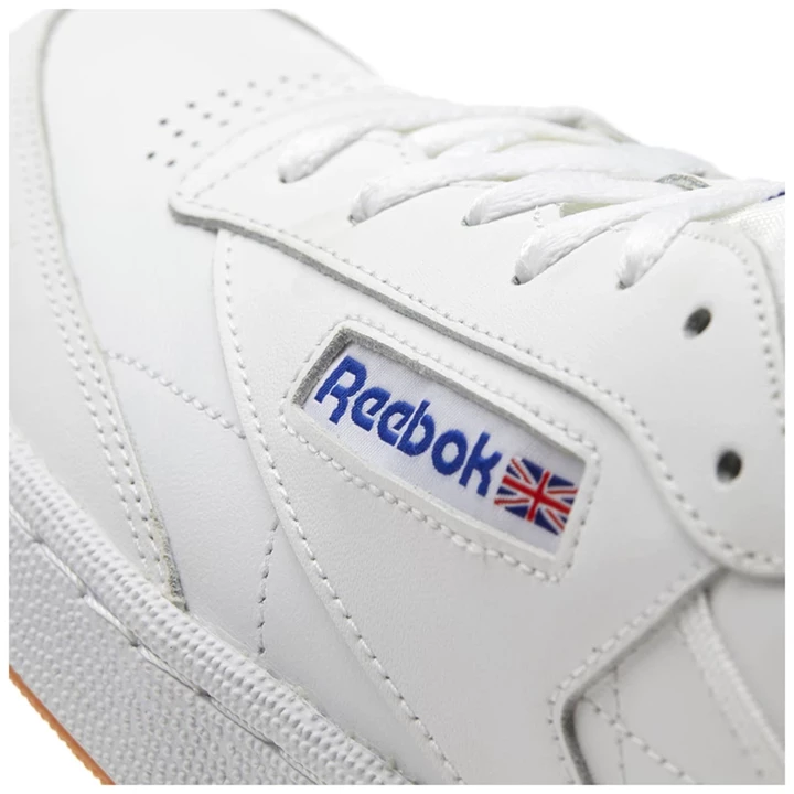 Zapatillas Reebok Club C 85 Hombre Blancas Azul Real | 254086VYI