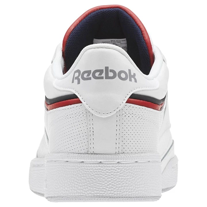 Zapatillas Reebok Club C 85 Hombre Blancas Azul Marino Rojas | 682710OQB