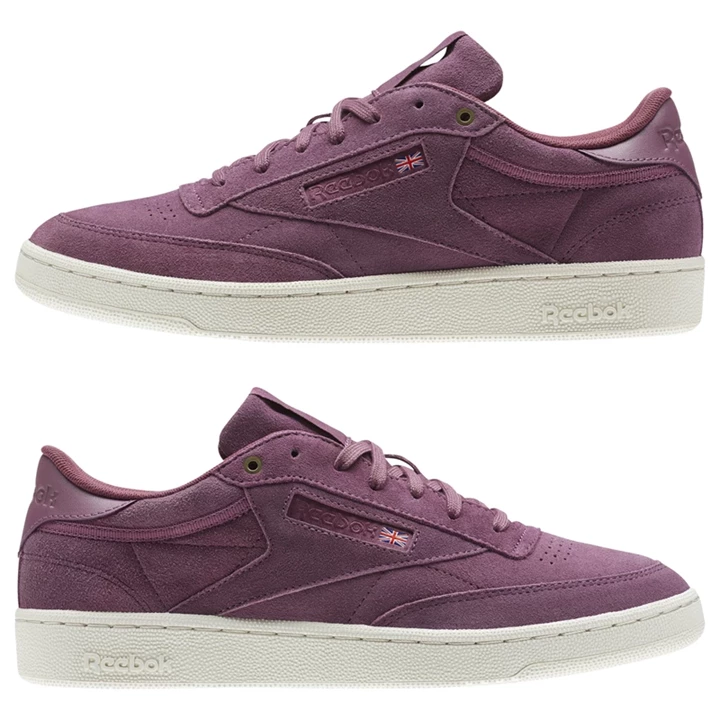 Zapatillas Reebok Club C 85 Montana Cans collaboration Hombre Moradas Rosas | 806134VKF