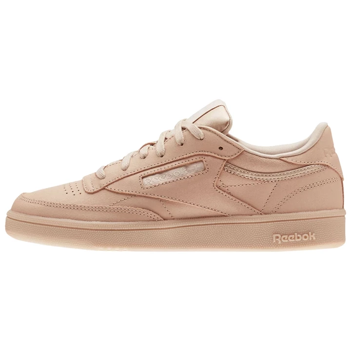 Zapatillas Reebok Club C 85 Mujer Beige Blancas | 241638WHZ