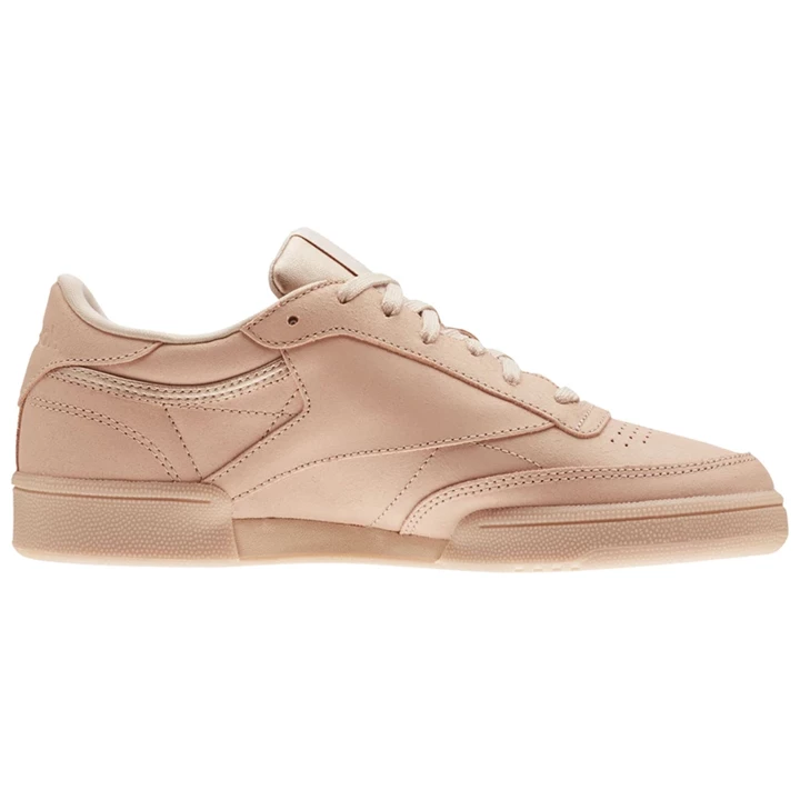 Zapatillas Reebok Club C 85 Mujer Beige Blancas | 241638WHZ