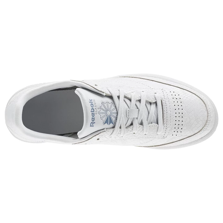 Zapatillas Reebok Club C 85 Mujer Blancas Gris Azules | 321085CTX