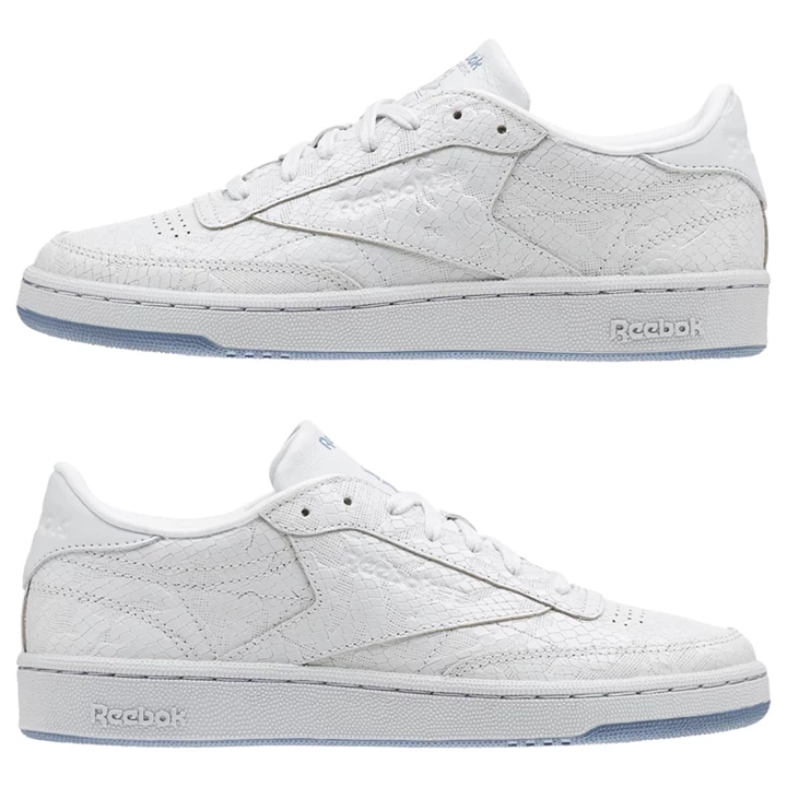 Zapatillas Reebok Club C 85 Mujer Blancas Gris Azules | 321085CTX