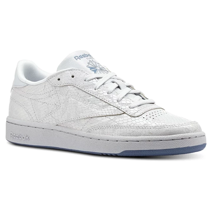 Zapatillas Reebok Club C 85 Mujer Blancas Gris Azules | 321085CTX