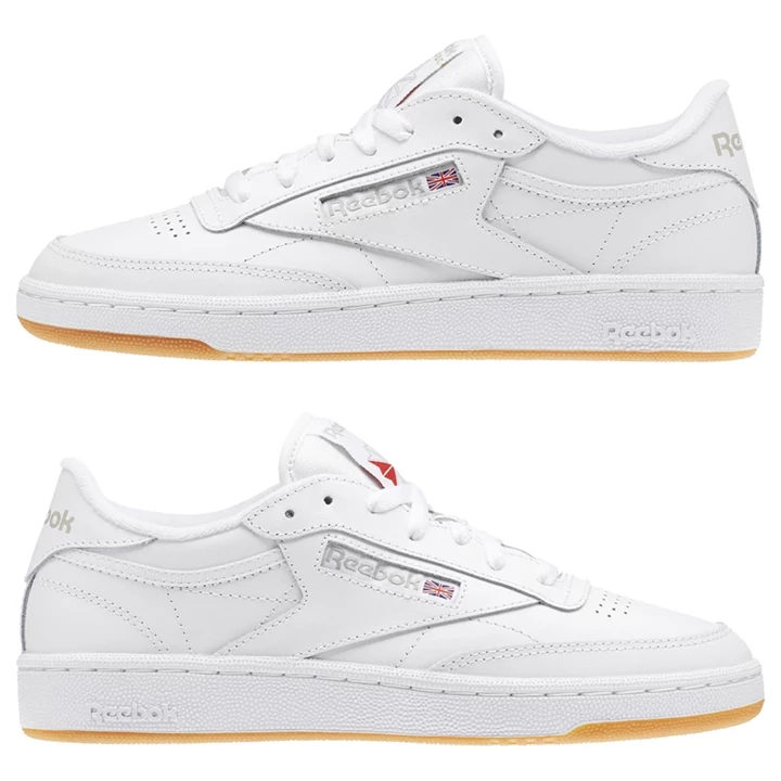 Zapatillas Reebok Club C 85 Mujer Blancas Gris | 452803DHK