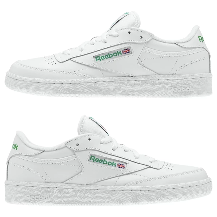 Zapatillas Reebok Club C 85 Mujer Blancas Verde | 580362QHM