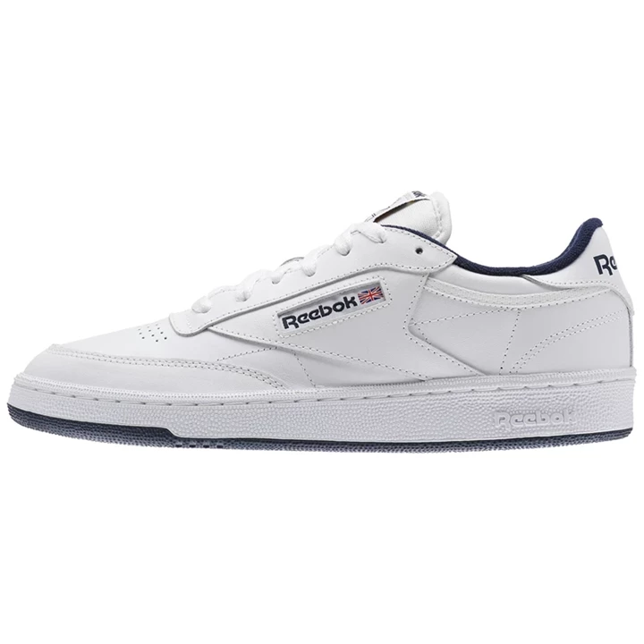 Zapatillas Reebok Club C 85 Mujer Blancas Azul Marino | 874016CEH