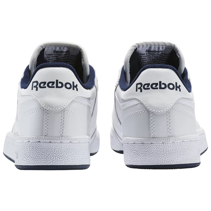 Zapatillas Reebok Club C 85 Mujer Blancas Azul Marino | 874016CEH