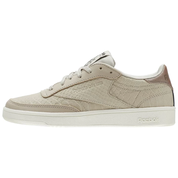 Zapatillas Reebok Club C 85 Mujer Doradas Blancas | 419602VXR