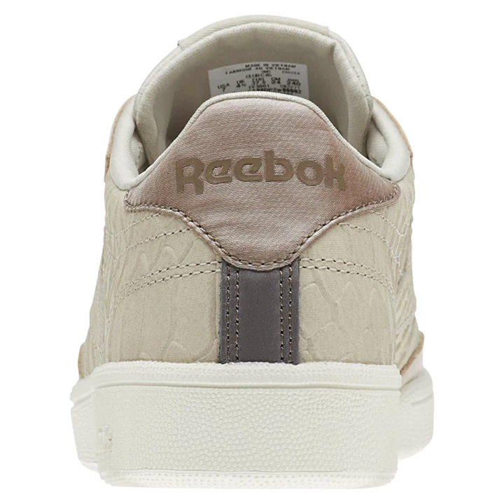 Zapatillas Reebok Club C 85 Mujer Doradas Blancas | 419602VXR