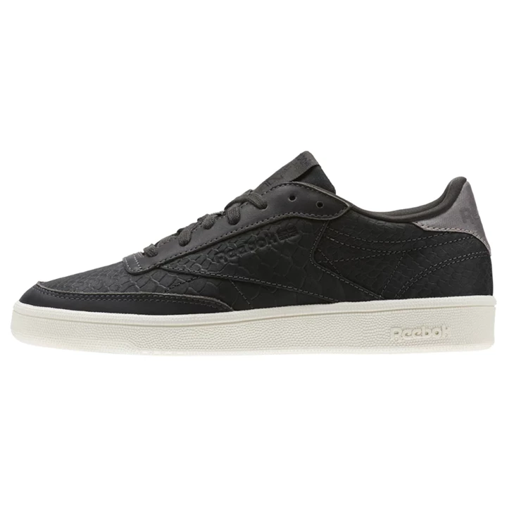 Zapatillas Reebok Club C 85 Mujer Doradas Negras | 485026EVN