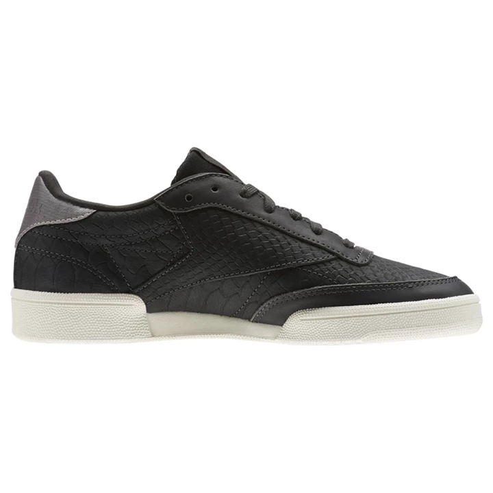 Zapatillas Reebok Club C 85 Mujer Doradas Negras | 485026EVN