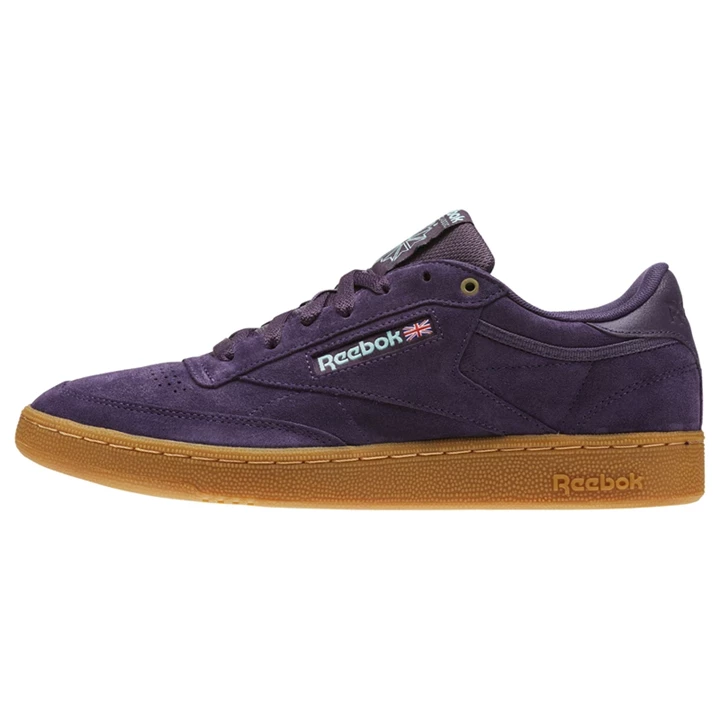 Zapatillas Reebok Club C 85 Mujer Moradas Oscuro | 729358URY