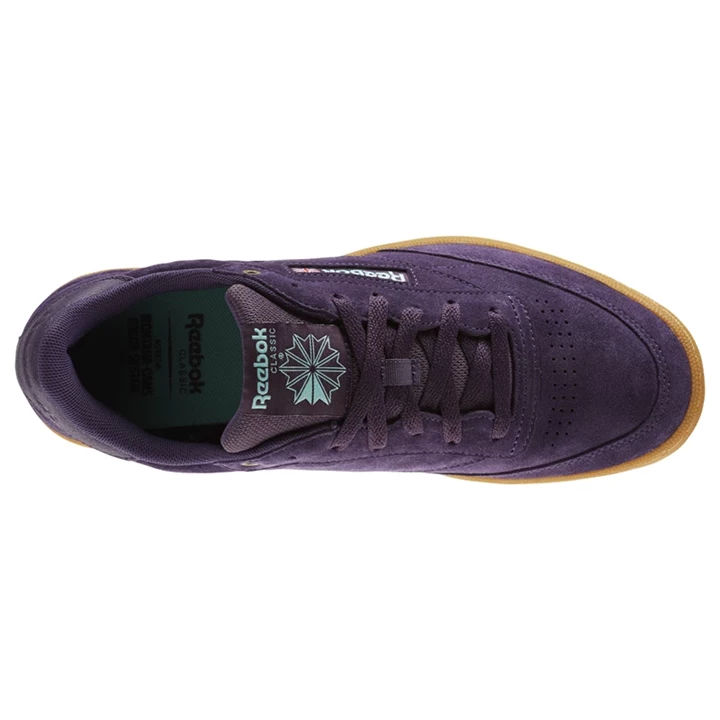 Zapatillas Reebok Club C 85 Mujer Moradas Oscuro | 729358URY