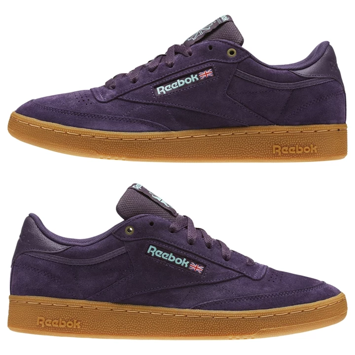 Zapatillas Reebok Club C 85 Mujer Moradas Oscuro | 729358URY