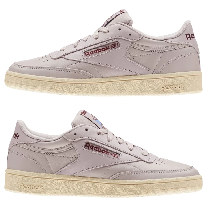 Zapatillas Reebok Club C 85 Mujer Rosas Beige | 019476KMG