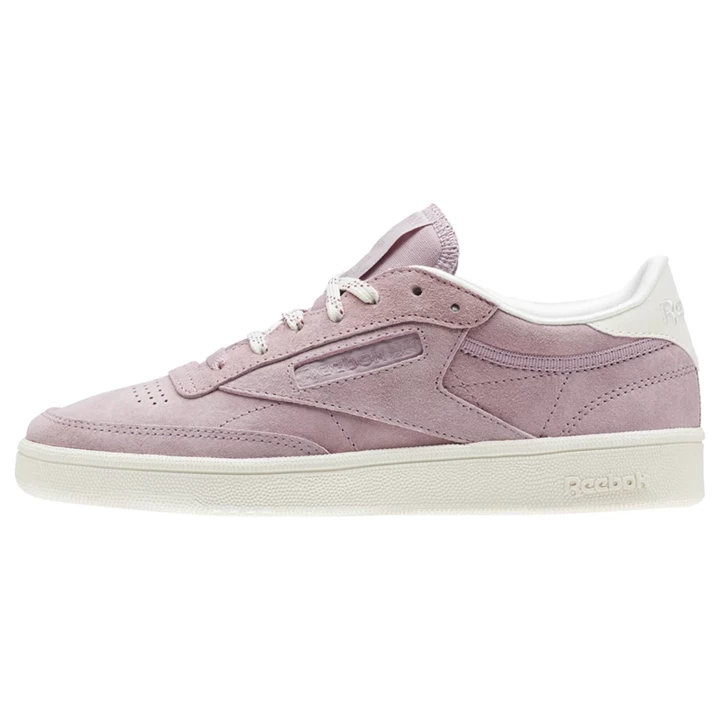 Zapatillas Reebok Club C 85 Mujer Rosas Blancas | 150697QSM