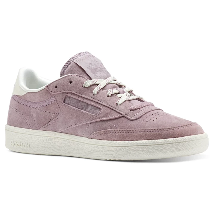 Zapatillas Reebok Club C 85 Mujer Rosas Blancas | 150697QSM