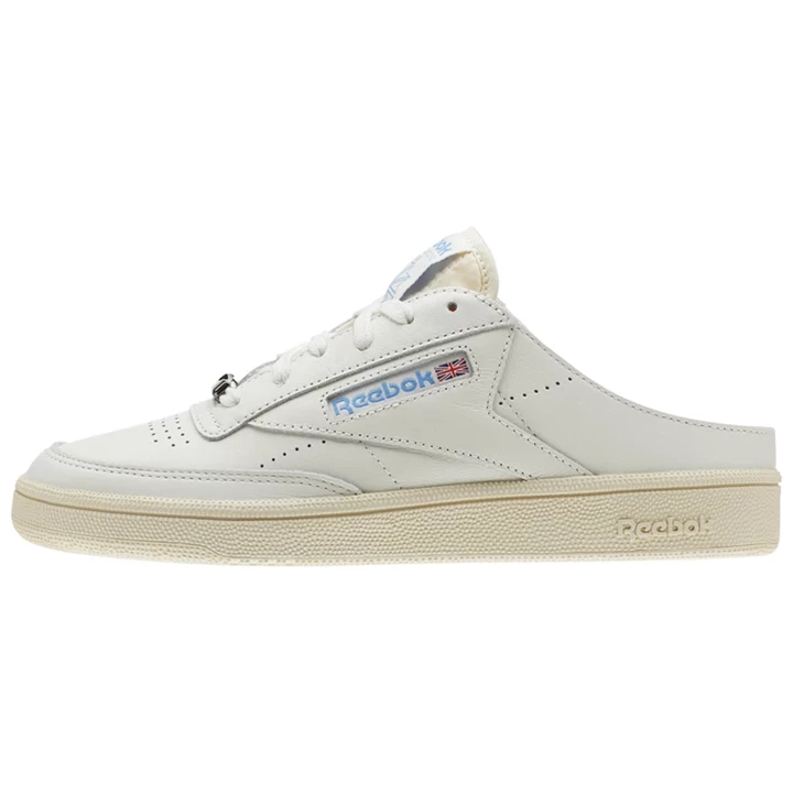 Zapatillas Reebok Club C 85 Mule Mujer Blancas Azules | 176258ONX